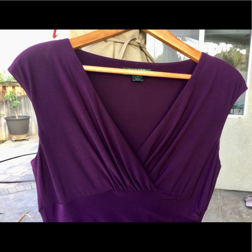 Ralph Lauren purple dress